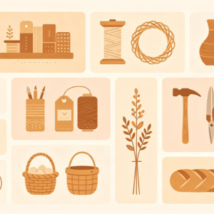 ArtisanCraft Handmade Brand Asset